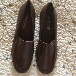 Walking Cradle leather loafers
